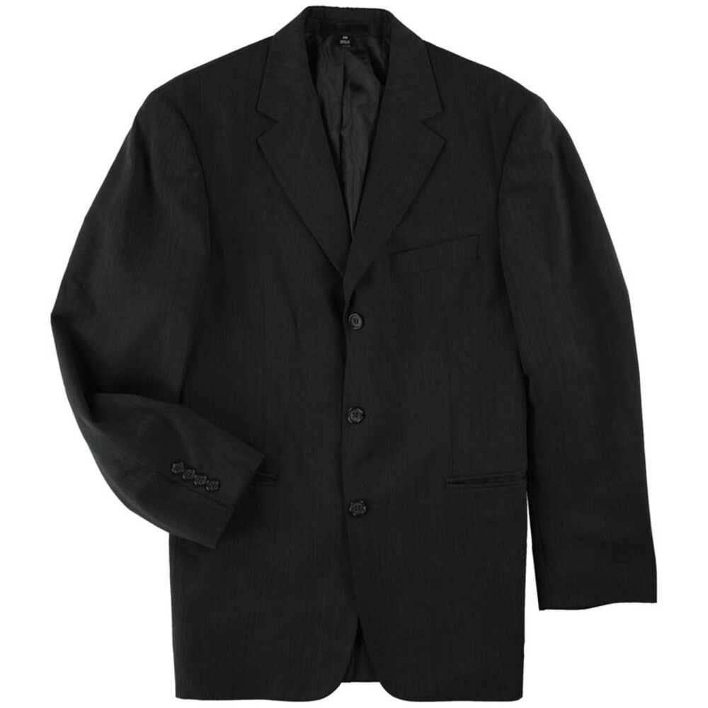 Doc & Amelia Mens Heathered Three Button Blazer Jacket, NWT